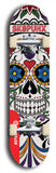 Skateboard deck: Limited edition, North American maple skateboard deck designed by underground artist BellyRash - available widths 7.5 to 8.5 inches in both mellow concave and steep concave shapes. Artwork: SK8PUNX logo brand popsicle-shaped deck