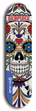 Skateboard deck: Limited edition, North American maple skateboard deck designed by underground artist BellyRash - available widths 7.5 to 8.5 inches in both mellow concave and steep concave shapes. Artwork: SK8PUNX logo brand popsicle-shaped deck