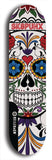 Skateboard deck: Limited edition, North American maple skateboard deck designed by underground artist BellyRash - available widths 7.5 to 8.5 inches in both mellow concave and steep concave shapes. Artwork: SK8PUNX logo brand popsicle-shaped deck