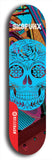 Skateboard deck: Limited edition, North American maple skateboard deck designed by underground artist BellyRash - available widths 7.5 to 8.5 inches in both mellow concave and steep concave shapes. Artwork: SK8PUNX logo brand popsicle-shaped deck