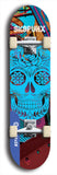 Skateboard deck: Limited edition, North American maple skateboard deck designed by underground artist BellyRash - available widths 7.5 to 8.5 inches in both mellow concave and steep concave shapes. Artwork: SK8PUNX logo brand popsicle-shaped deck