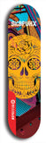 Skateboard deck: Limited edition, North American maple skateboard deck designed by underground artist BellyRash - available widths 7.5 to 8.5 inches in both mellow concave and steep concave shapes. Artwork: SK8PUNX logo brand popsicle-shaped deck