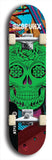 Skateboard deck: Limited edition, North American maple skateboard deck designed by underground artist BellyRash - available widths 7.5 to 8.5 inches in both mellow concave and steep concave shapes. Artwork: SK8PUNX logo brand popsicle-shaped deck