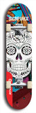 Skateboard deck: Limited edition, North American maple skateboard deck designed by underground artist BellyRash - available widths 7.5 to 8.5 inches in both mellow concave and steep concave shapes. Artwork: SK8PUNX logo brand popsicle-shaped deck