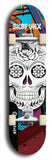 Skateboard deck: Limited edition, North American maple skateboard deck designed by underground artist BellyRash - available widths 7.5 to 8.5 inches in both mellow concave and steep concave shapes. Artwork: SK8PUNX logo brand popsicle-shaped deck