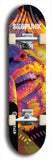 Skateboard deck: Limited edition, North American maple skateboard deck designed by underground artist BellyRash - available widths 7.5 to 8.5 inches in both mellow concave and steep concave shapes. Artwork: SK8PUNX logo brand popsicle-shaped deck