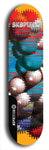 Skateboard deck: Limited edition, North American maple skateboard deck designed by underground artist BellyRash - available widths 7.5 to 8.5 inches in both mellow concave and steep concave shapes. Artwork: SK8PUNX logo brand popsicle-shaped deck