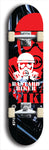 Skateboard deck: Limited edition, North American maple skateboard deck designed by underground artist BellyRash - available widths 7.5 to 8.5 inches in both mellow concave and steep concave shapes. Artwork: BASTARD BIKER logo brand popsicle-shaped deck with mechanical design in background