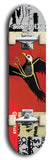 Skateboard deck: Limited edition, North American maple skateboard deck designed by underground artist BellyRash - available widths 7.5 to 8.5 inches in both mellow concave and steep concave shapes. Artwork: SK8PUNX logo brand popsicle-shaped deck