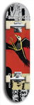 Skateboard deck: Limited edition, North American maple skateboard deck designed by underground artist BellyRash - available widths 7.5 to 8.5 inches in both mellow concave and steep concave shapes. Artwork: SK8PUNX logo brand popsicle-shaped deck