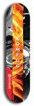 Skateboard deck: Limited edition, North American maple skateboard deck designed by underground artist BellyRash - available widths 7.5 to 8.5 inches in both mellow concave and steep concave shapes. Artwork: XOMFUG logo brand popsicle-shaped deck