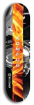 Skateboard deck: Limited edition, North American maple skateboard deck designed by underground artist BellyRash - available widths 7.5 to 8.5 inches in both mellow concave and steep concave shapes. Artwork: XOMFUG logo brand popsicle-shaped deck