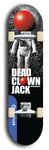 Skateboard deck: Limited edition, North American maple skateboard deck designed by underground artist BellyRash - available widths 7.5 to 8.5 inches in both mellow concave and steep concave shapes. Artwork: DEAD CLOWN JACK logo brand popsicle-shaped deck 