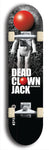 Skateboard deck: Limited edition, North American maple skateboard deck designed by underground artist BellyRash - available widths 7.5 to 8.5 inches in both mellow concave and steep concave shapes. Artwork: DEAD CLOWN JACK logo brand popsicle-shaped deck 