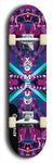 Skateboard deck: Limited edition, North American maple skateboard deck designed by underground artist BellyRash - available widths 7.5 to 8.5 inches in both mellow concave and steep concave shapes. Artwork: XOMFUG logo brand popsicle-shaped deck