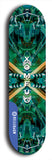 Skateboard deck: Limited edition, North American maple skateboard deck designed by underground artist BellyRash - available widths 7.5 to 8.5 inches in both mellow concave and steep concave shapes. Artwork: XOMFUG logo brand popsicle-shaped deck