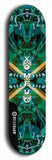 Skateboard deck: Limited edition, North American maple skateboard deck designed by underground artist BellyRash - available widths 7.5 to 8.5 inches in both mellow concave and steep concave shapes. Artwork: XOMFUG logo brand popsicle-shaped deck