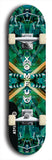Skateboard deck: Limited edition, North American maple skateboard deck designed by underground artist BellyRash - available widths 7.5 to 8.5 inches in both mellow concave and steep concave shapes. Artwork: XOMFUG logo brand popsicle-shaped deck
