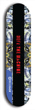 Skateboard deck: Limited edition, North American maple skateboard deck designed by underground artist BellyRash - available widths 7.5 to 8.5 inches in both mellow concave and steep concave shapes. Artwork: DEFYANT GIANT logo brand popsicle-shaped deck