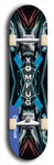 Skateboard deck: Limited edition, North American maple skateboard deck designed by underground artist BellyRash - available widths 7.5 to 8.5 inches in both mellow concave and steep concave shapes. Artwork: XOMFUG logo brand popsicle-shaped deck