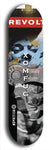 Skateboard deck: Limited edition, North American maple skateboard deck designed by underground artist BellyRash - available widths 7.5 to 8.5 inches in both mellow concave and steep concave shapes. Artwork: XOMFUG logo brand popsicle-shaped deck