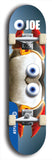 Skateboard deck: Limited edition, North American maple skateboard deck designed by underground artist BellyRash - available widths 7.5 to 8.5 inches in both mellow concave and steep concave shapes. Artwork: EYEBALL JOE logo brand popsicle-shaped deck 