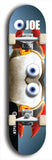 Skateboard deck: Limited edition, North American maple skateboard deck designed by underground artist BellyRash - available widths 7.5 to 8.5 inches in both mellow concave and steep concave shapes. Artwork: EYEBALL JOE logo brand popsicle-shaped deck 