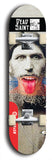 Skateboard deck: Limited edition, North American maple skateboard deck designed by underground artist BellyRash - available widths 7.5 to 8.5 inches in both mellow concave and steep concave shapes. Artwork: DEAD SAINT logo brand popsicle-shaped deck 