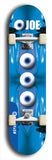 Skateboard deck: Limited edition, North American maple skateboard deck designed by underground artist BellyRash - available widths 7.5 to 8.5 inches in both mellow concave and steep concave shapes. Artwork: EYEBALL JOE logo brand popsicle-shaped deck 