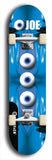 Skateboard deck: Limited edition, North American maple skateboard deck designed by underground artist BellyRash - available widths 7.5 to 8.5 inches in both mellow concave and steep concave shapes. Artwork: EYEBALL JOE logo brand popsicle-shaped deck 