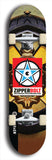 Skateboard deck: Limited edition, North American maple skateboard deck designed by underground artist BellyRash - available widths 7.5 to 8.5 inches in both mellow concave and steep concave shapes. Artwork: ZIPPERBOLT logo brand popsicle-shaped deck