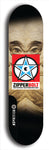 Skateboard deck: Limited edition, North American maple skateboard deck designed by underground artist BellyRash - available widths 7.5 to 8.5 inches in both mellow concave and steep concave shapes. Artwork: ZIPPERBOLT logo brand popsicle-shaped deck