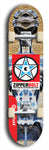 Skateboard deck: Limited edition, North American maple skateboard deck designed by underground artist BellyRash - available widths 7.5 to 8.5 inches in both mellow concave and steep concave shapes. Artwork: ZIPPERBOLT logo brand popsicle-shaped deck