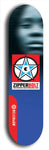 Skateboard deck: Limited edition, North American maple skateboard deck designed by underground artist BellyRash - available widths 7.5 to 8.5 inches in both mellow concave and steep concave shapes. Artwork: ZIPPERBOLT logo brand popsicle-shaped deck