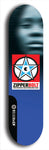 Skateboard deck: Limited edition, North American maple skateboard deck designed by underground artist BellyRash - available widths 7.5 to 8.5 inches in both mellow concave and steep concave shapes. Artwork: ZIPPERBOLT logo brand popsicle-shaped deck