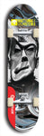 Skateboard deck: Limited edition, North American maple skateboard deck designed by underground artist BellyRash - available widths 7.5 to 8.5 inches in both mellow concave and steep concave shapes. Artwork: SQUISHY logo brand popsicle-shaped deck with graffiti or street art background