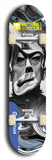 Skateboard deck: Limited edition, North American maple skateboard deck designed by underground artist BellyRash - available widths 7.5 to 8.5 inches in both mellow concave and steep concave shapes. Artwork: SQUISHY logo brand popsicle-shaped deck with graffiti or street art background