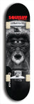 Skateboard deck: Limited edition, North American maple skateboard deck designed by underground artist BellyRash - available widths 7.5 to 8.5 inches in both mellow concave and steep concave shapes. Artwork: SQUISHY logo brand popsicle-shaped deck