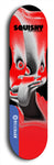 Skateboard deck: Limited edition, North American maple skateboard deck designed by underground artist BellyRash - available widths 7.5 to 8.5 inches in both mellow concave and steep concave shapes. Artwork: SQUISHY logo brand popsicle-shaped deck