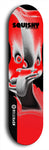 Skateboard deck: Limited edition, North American maple skateboard deck designed by underground artist BellyRash - available widths 7.5 to 8.5 inches in both mellow concave and steep concave shapes. Artwork: SQUISHY logo brand popsicle-shaped deck