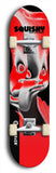 Skateboard deck: Limited edition, North American maple skateboard deck designed by underground artist BellyRash - available widths 7.5 to 8.5 inches in both mellow concave and steep concave shapes. Artwork: SQUISHY logo brand popsicle-shaped deck