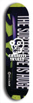 Skateboard deck: Limited edition, North American maple skateboard deck designed by underground artist BellyRash - available widths 7.5 to 8.5 inches in both mellow concave and steep concave shapes. Artwork: GRAFFITI SKULLZ logo brand popsicle-shaped deck with graffiti or street art background