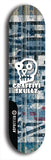 Skateboard deck: Limited edition, North American maple skateboard deck designed by underground artist BellyRash - available widths 7.5 to 8.5 inches in both mellow concave and steep concave shapes. Artwork: GRAFFITI SKULLZ logo brand popsicle-shaped deck with graffiti or street art background