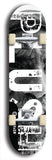 Skateboard deck: Limited edition, North American maple skateboard deck designed by underground artist BellyRash - available widths 7.5 to 8.5 inches in both mellow concave and steep concave shapes. Artwork: PLUSH logo brand popsicle-shaped deck