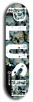 Skateboard deck: Limited edition, North American maple skateboard deck designed by underground artist BellyRash - available widths 7.5 to 8.5 inches in both mellow concave and steep concave shapes. Artwork: PLUSH logo brand popsicle-shaped deck