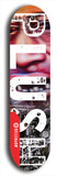 Skateboard deck: Limited edition, North American maple skateboard deck designed by underground artist BellyRash - available widths 7.5 to 8.5 inches in both mellow concave and steep concave shapes. Artwork: PLUSH logo brand popsicle-shaped deck