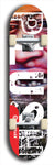 Skateboard deck: Limited edition, North American maple skateboard deck designed by underground artist BellyRash - available widths 7.5 to 8.5 inches in both mellow concave and steep concave shapes. Artwork: PLUSH logo brand popsicle-shaped deck