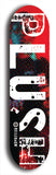 Skateboard deck: Limited edition, North American maple skateboard deck designed by underground artist BellyRash - available widths 7.5 to 8.5 inches in both mellow concave and steep concave shapes. Artwork: PLUSH logo brand popsicle-shaped deck