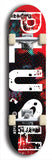 Skateboard deck: Limited edition, North American maple skateboard deck designed by underground artist BellyRash - available widths 7.5 to 8.5 inches in both mellow concave and steep concave shapes. Artwork: PLUSH logo brand popsicle-shaped deck