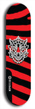 Skateboard deck: Limited edition, North American maple skateboard deck designed by underground artist BellyRash -- available in widths 7.5 to 8.5 inches in both mellow concave and steep concave shapes. Artwork: WARTHOG brand popsicle-shaped skateboard deck with WARTHOG logo broken into multiple colors and shades